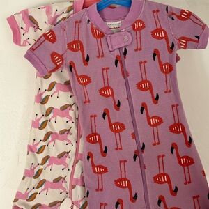 Hanna Andersson 2 way shortie sleeper pajama bundle